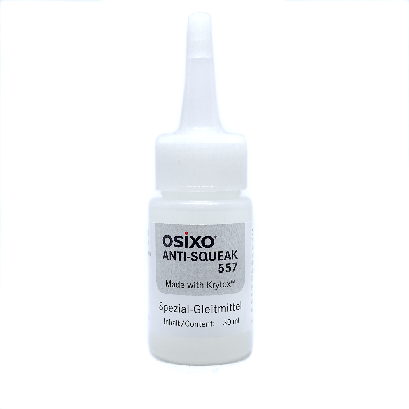 OSiXO Anti-Squeak 557 Spezial-Gleitmittel Pflegemittel mit Krytox™ 30ml in Flasche + Schwammaufträger