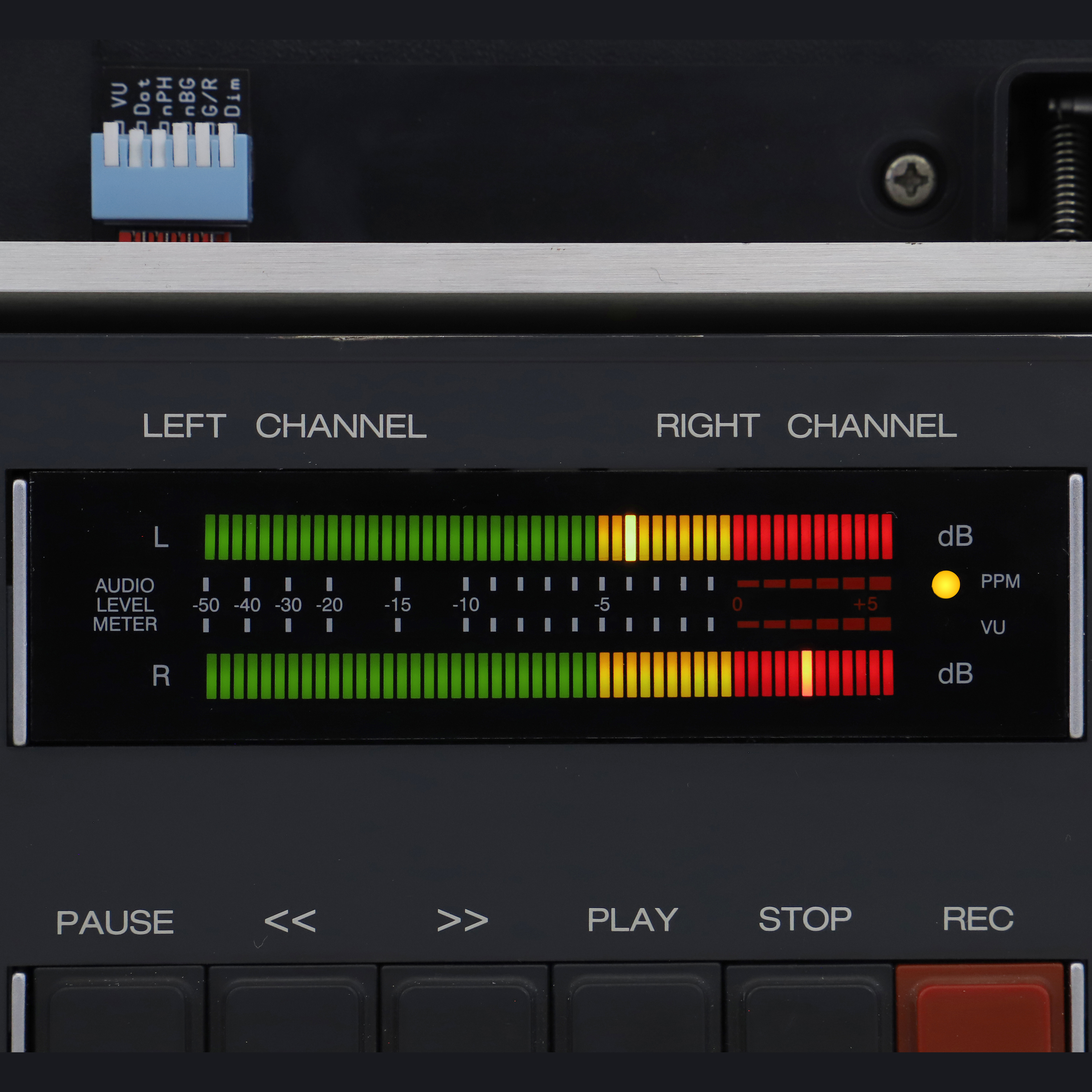 Audio Level Meter ALM77 für Revox B77 (PPM und VU-Meter)