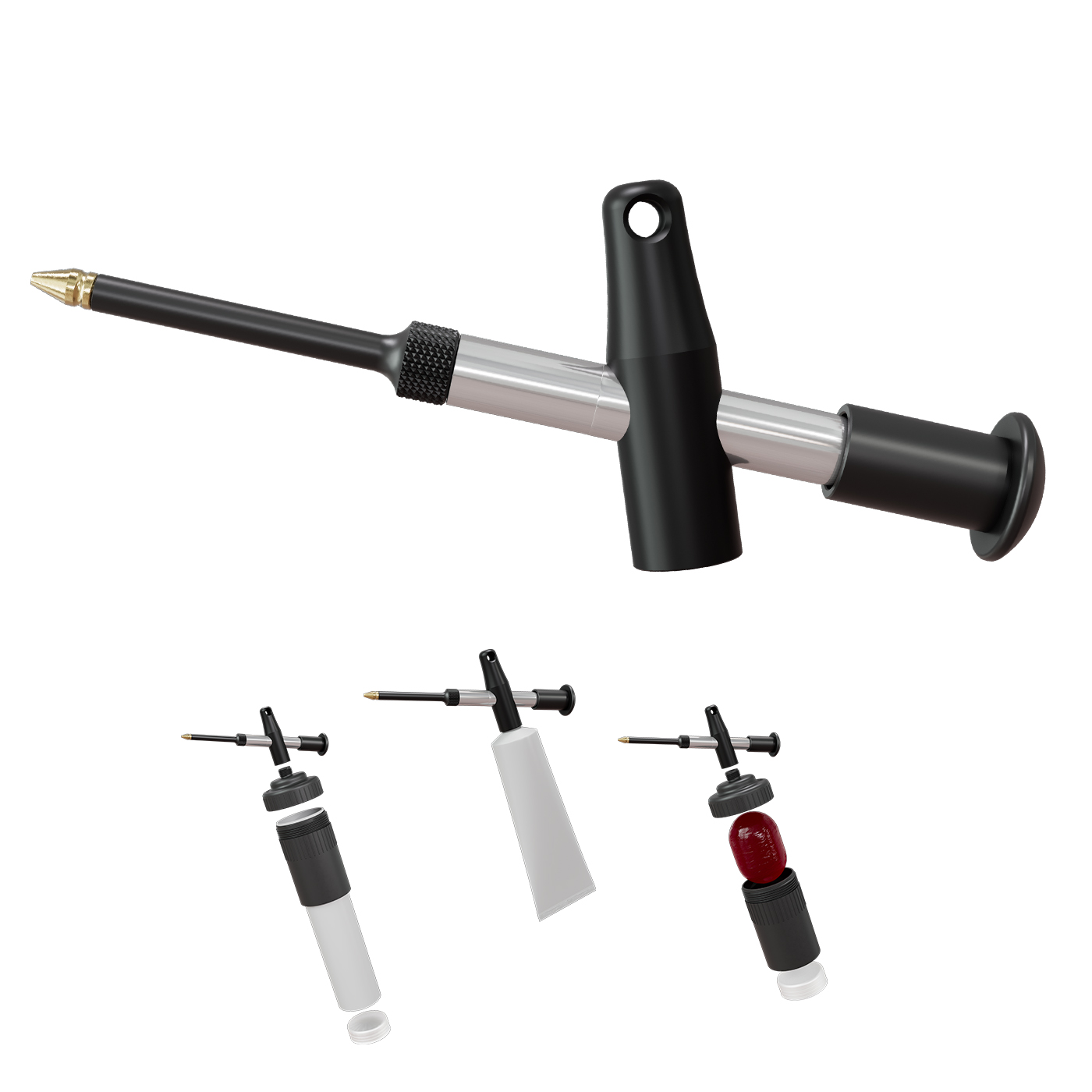 OSiXO Injection Gun Pro Präzisions-Applikator für Kartuschen und Tuben